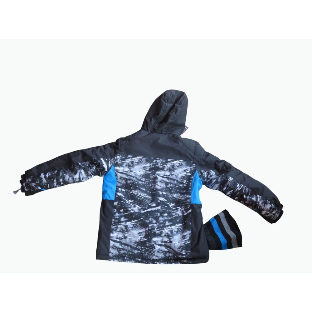 ZeroXposur Youth L 14/16 Ski Snowboard Jacket + Beanie NWT Black Blue